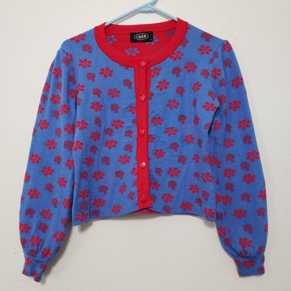 Cider Front Button Sweater